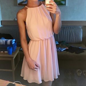 Pastel pink dress